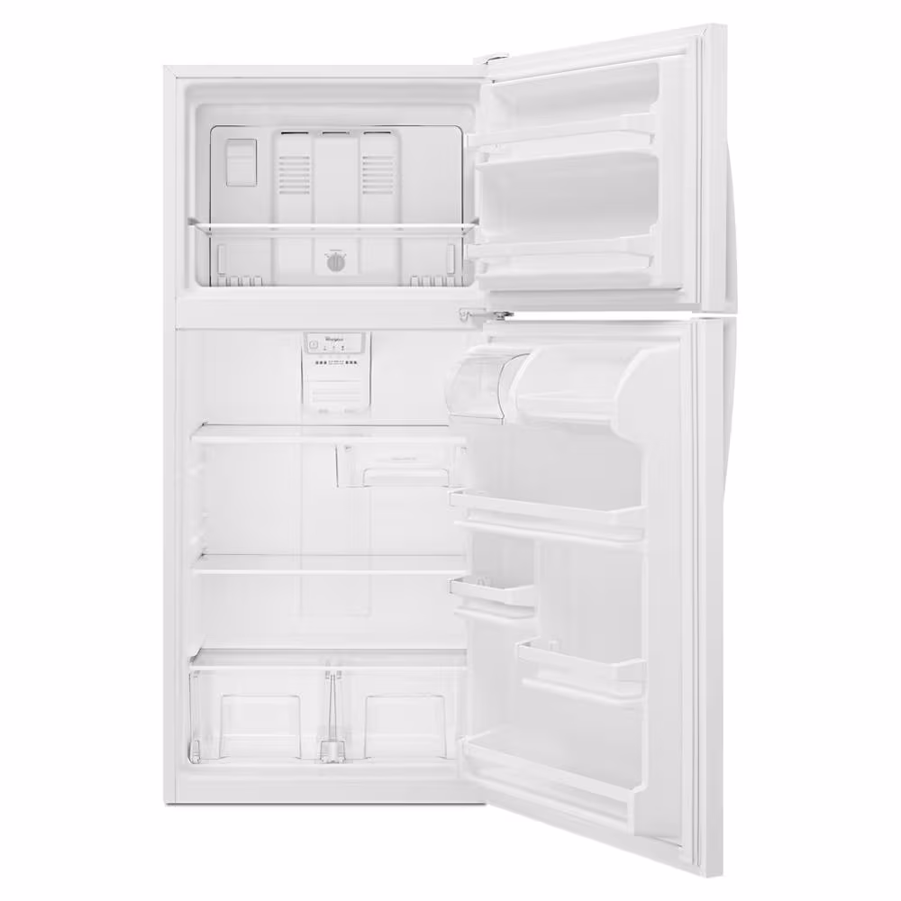 Whirlpool 30-inch Wide Top Freezer Refrigerator - 18 cu. ft. White WRT318FZDW Picture 1