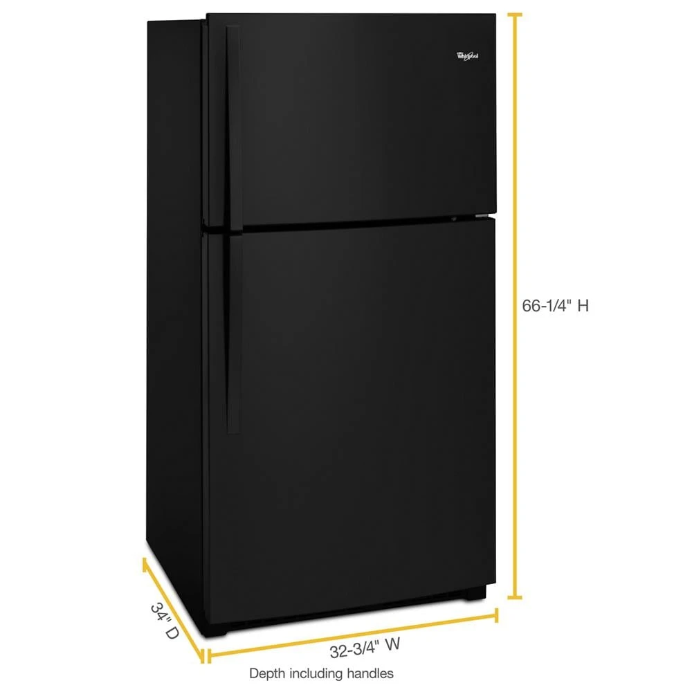 33-inch Wide Top Freezer Refrigerator - 21 cu. ft. WRT511SZDB