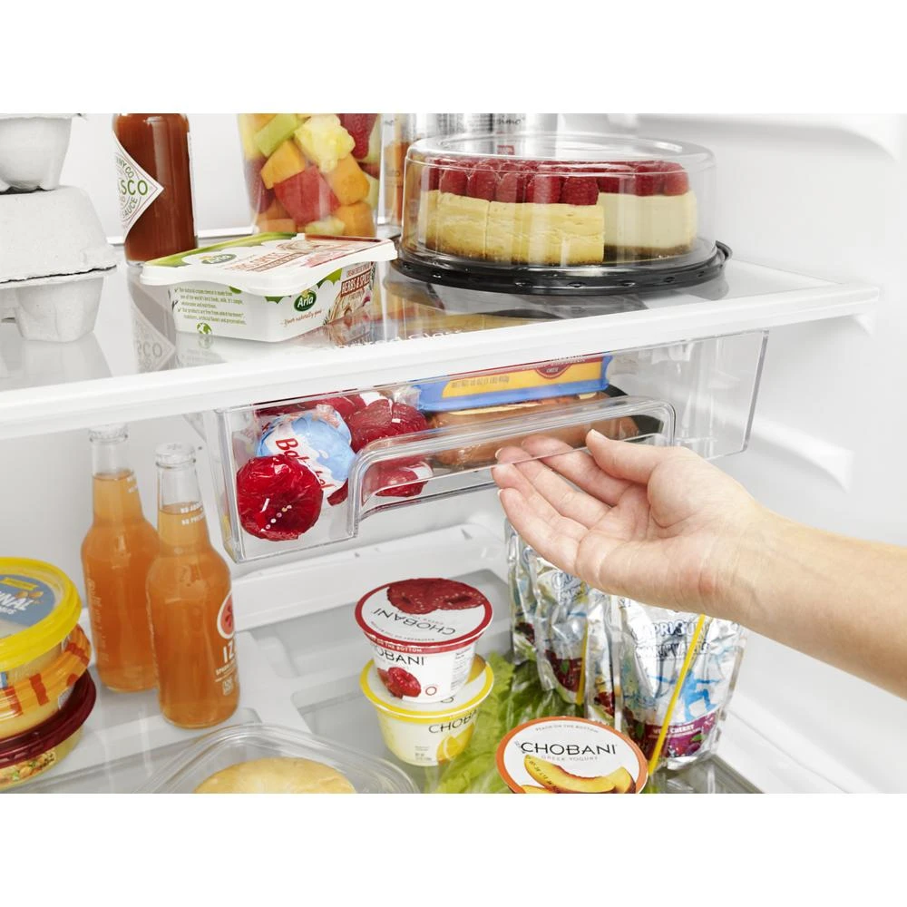 28-inch Wide Refrigerator Compatible With The EZ Connect Icemaker Kit – 18 Cu. Ft. WRT518SZFG
