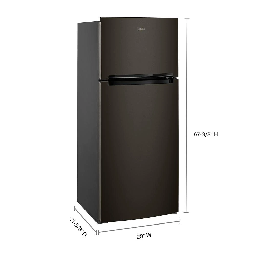 28-inch Wide Refrigerator Compatible With The EZ Connect Icemaker Kit - 18 Cu. Ft. WRT518SZKV
