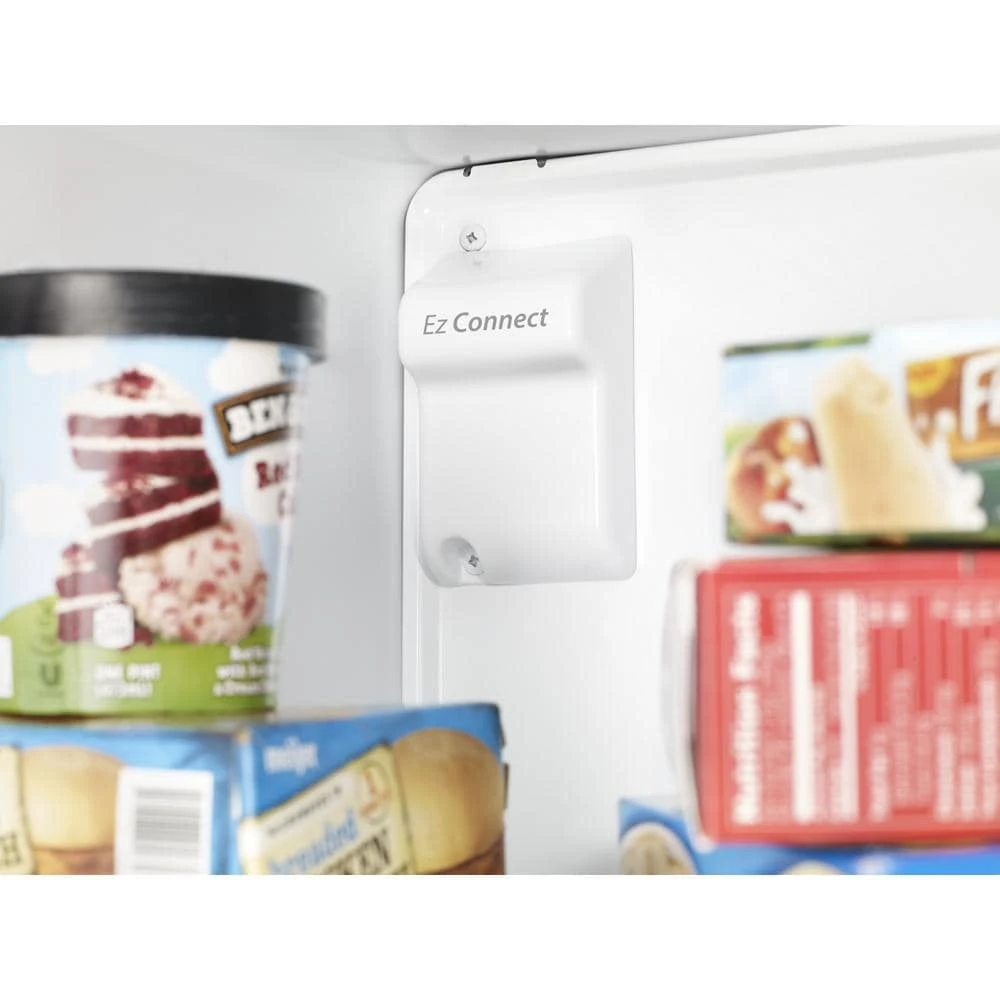 28-inch Wide Refrigerator Compatible With The EZ Connect Icemaker Kit - 18 Cu. Ft. WRT518SZKV