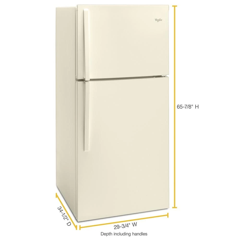 30-inch Wide Top Freezer Refrigerator - 19 Cu. Ft. WRT519SZDT