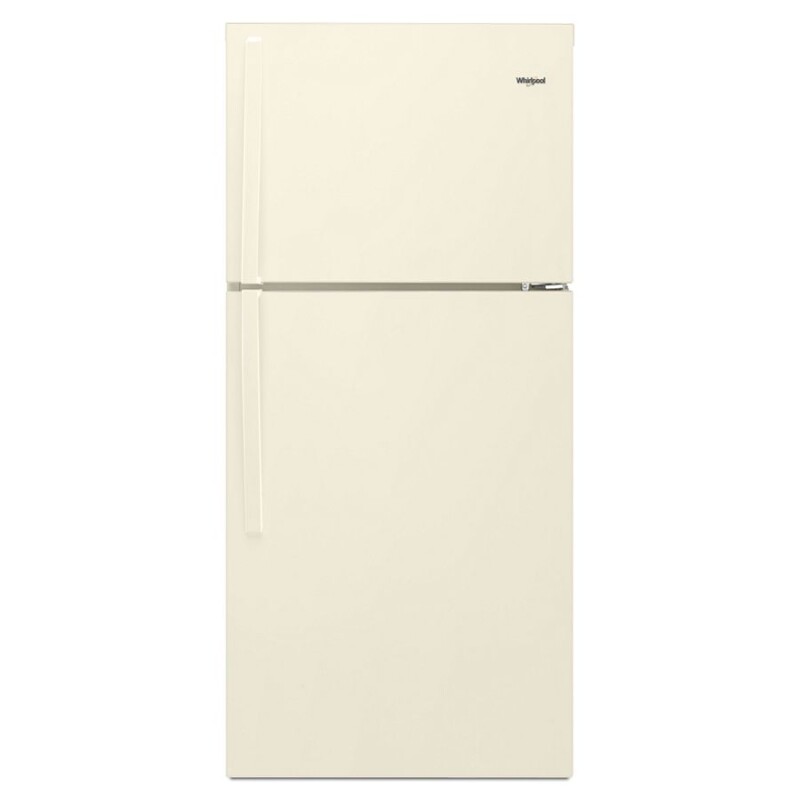 Whirlpool 30-inch Wide Top Freezer Refrigerator - 19 Cu. Ft. Biscuit WRT519SZDT Picture 1