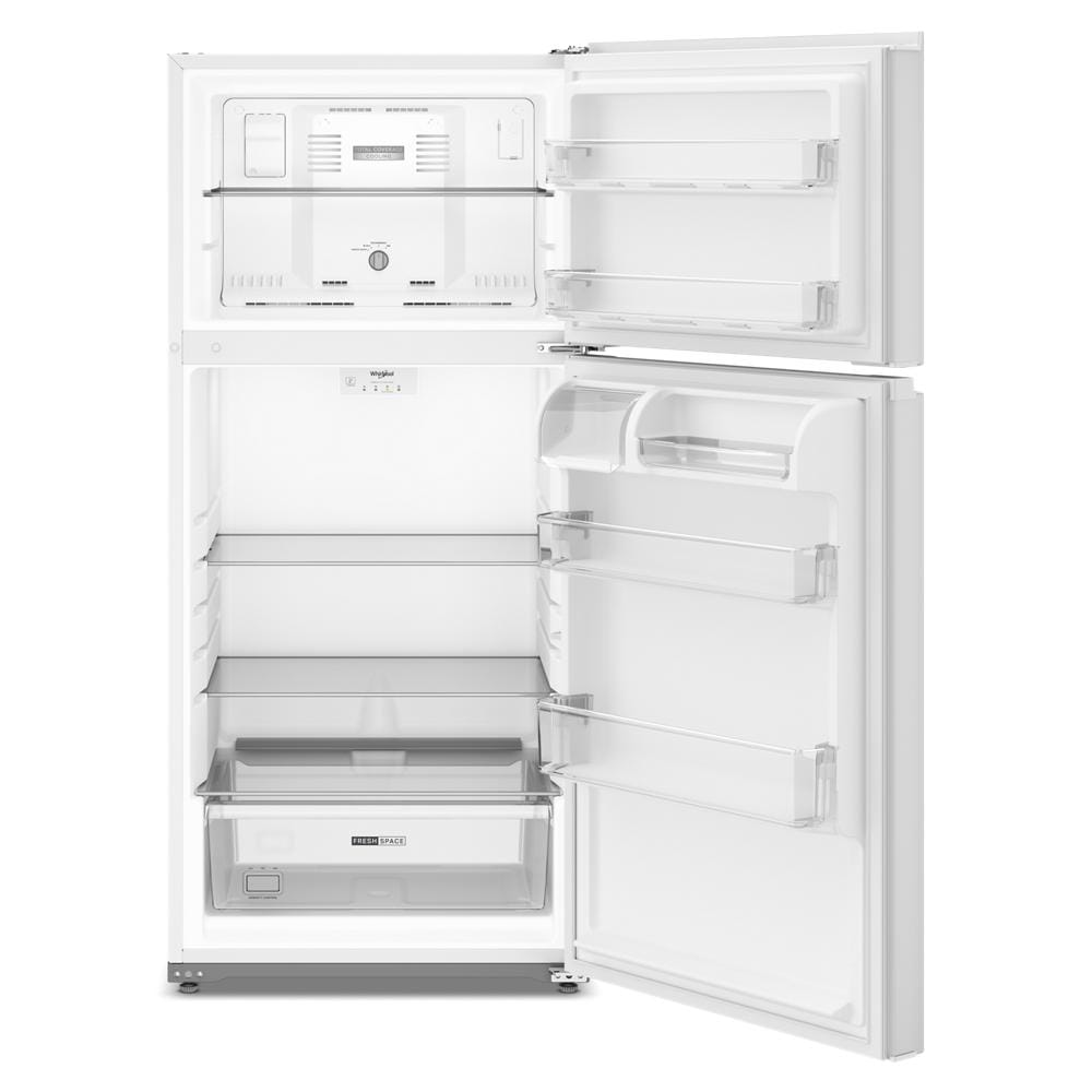 28-inch Wide Top Freezer Refrigerator with Total Coverage Cooling- 14.3 Cu. Ft. WRTX3114TW