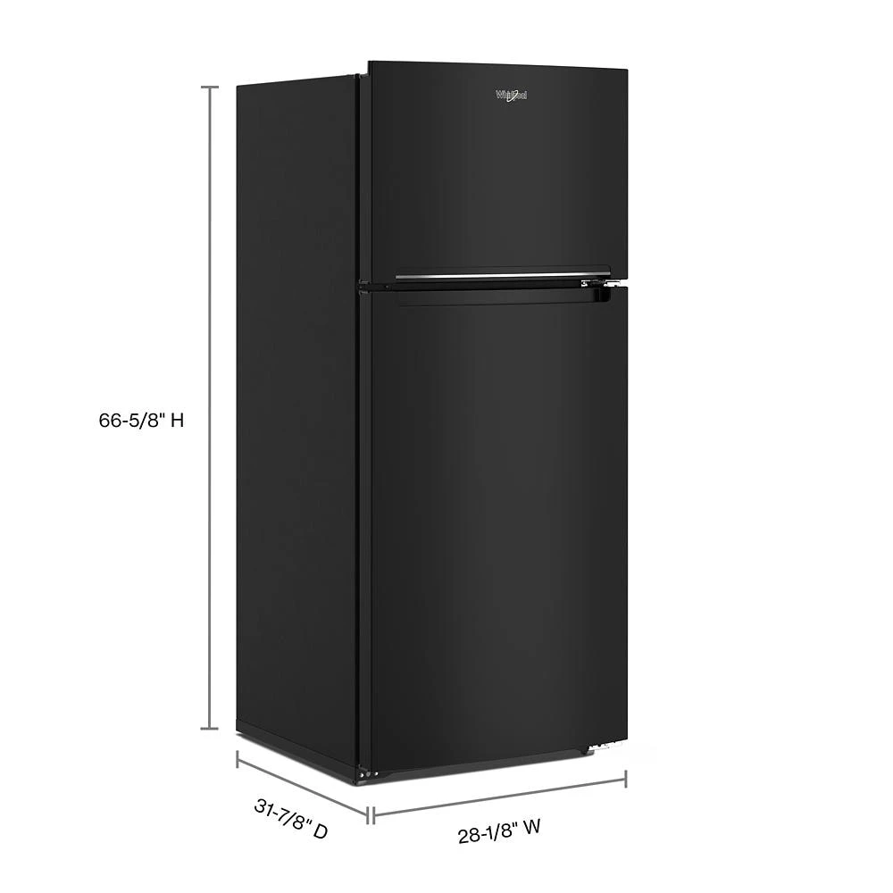 28-inch Wide Top-Freezer Refrigerator - 16.3 Cu. Ft. WRTX5028PB