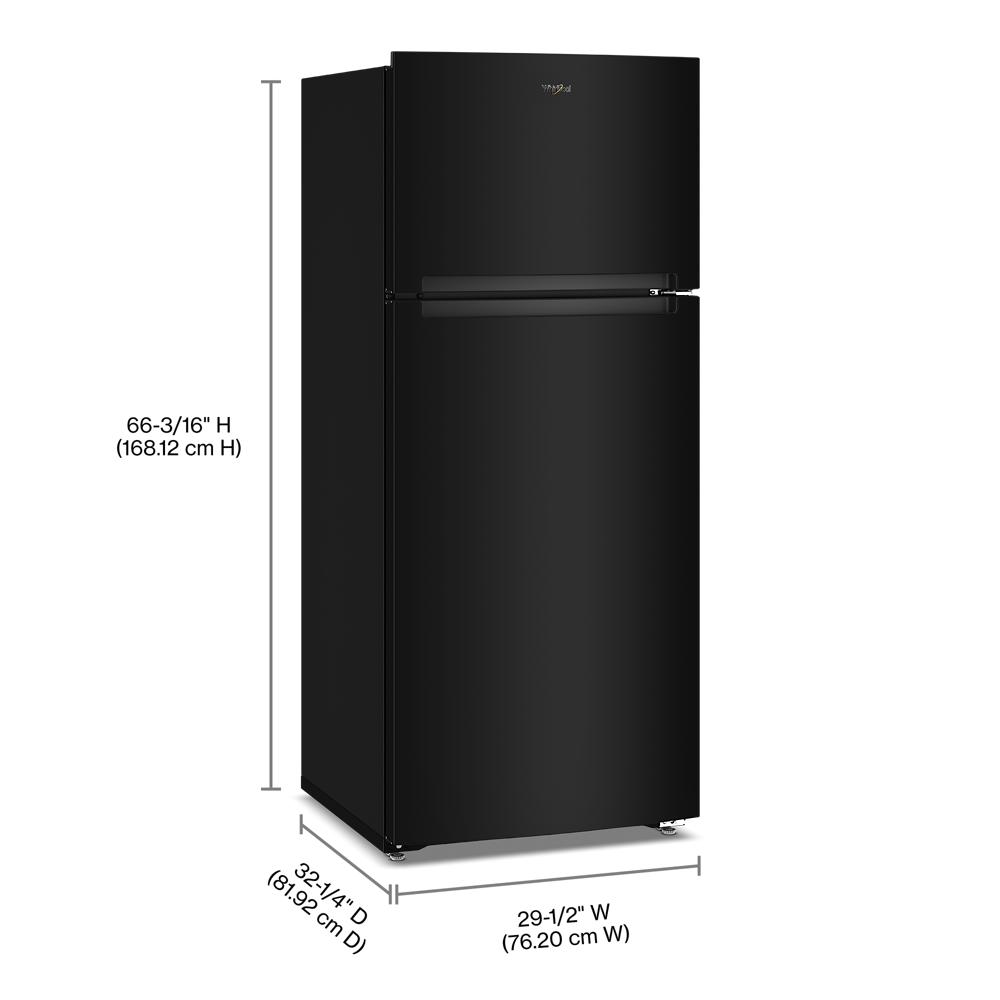 28-inch Wide Top Freezer Refrigerator with Total Coverage Cooling- 18.0 Cu. Ft. WRTX5118TB