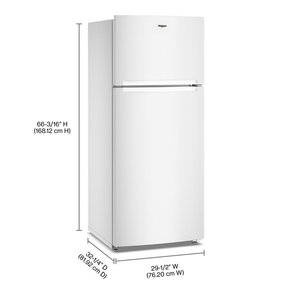 28-inch Wide Top Freezer Refrigerator with Total Coverage Cooling- 18.0 Cu. Ft. WRTX5118TW