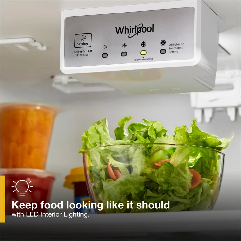 28-inch Wide Top-Freezer Refrigerator - 16.3 Cu. Ft. WRTX5328PW