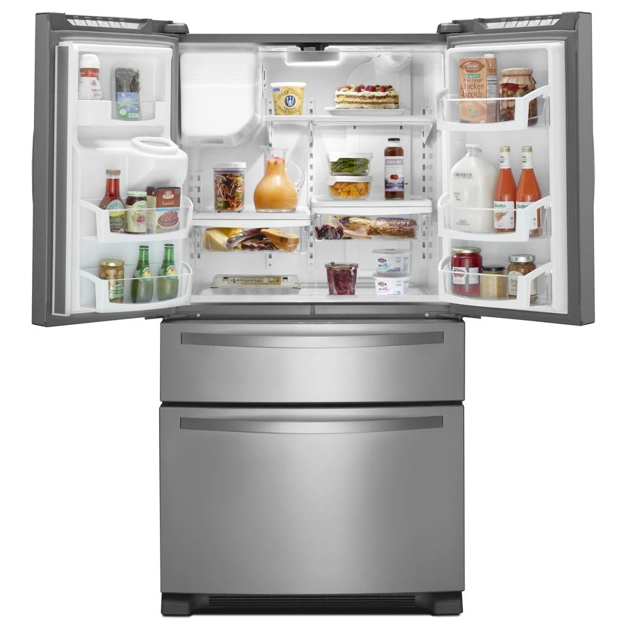 36-inch Wide French Door Refrigerator with External Refrigerated Drawer - 25 cu. ft. WRX735SDBM