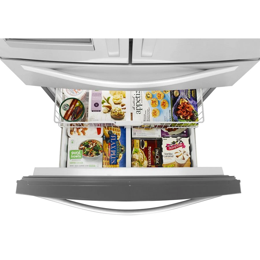 36-inch Wide French Door Refrigerator with External Refrigerated Drawer - 25 cu. ft. WRX735SDBM