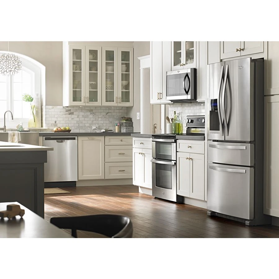 36-inch Wide French Door Refrigerator with External Refrigerated Drawer - 25 cu. ft. WRX735SDBM