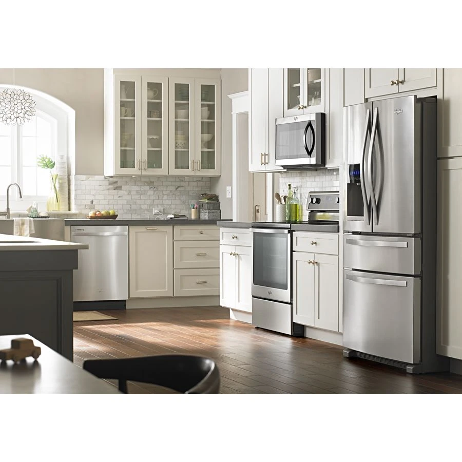 36-inch Wide French Door Refrigerator with External Refrigerated Drawer - 25 cu. ft. WRX735SDBM