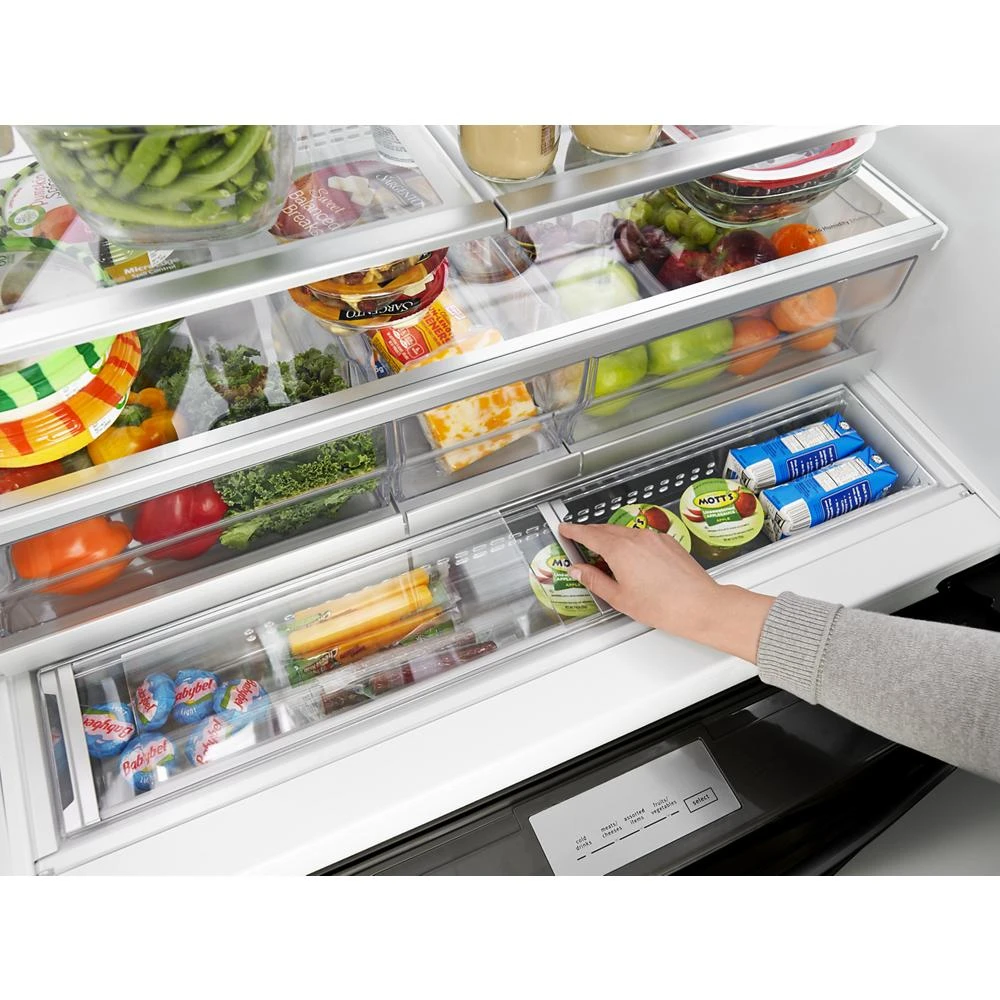 36-inch Wide 4-Door Refrigerator with Exterior Drawer - 26 cu. ft. WRX986SIHV