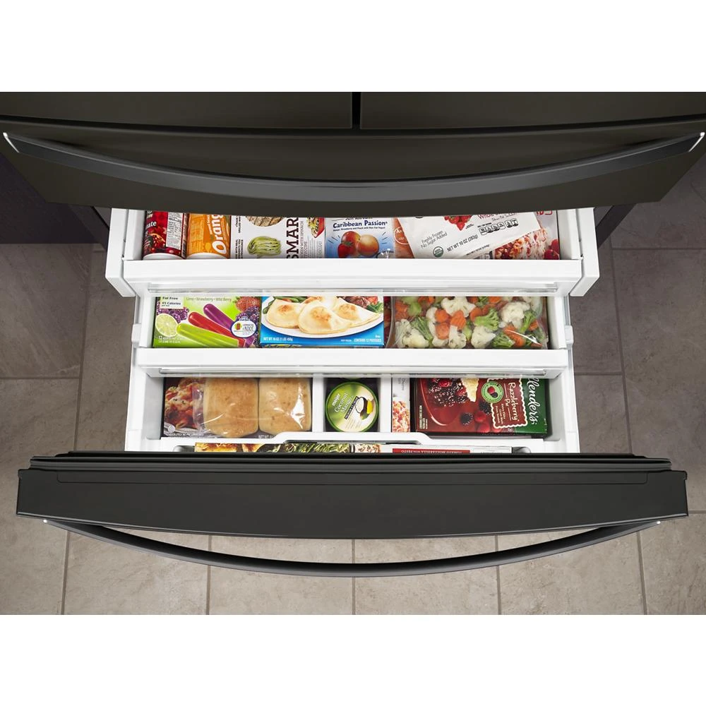 36-inch Wide 4-Door Refrigerator with Exterior Drawer - 26 cu. ft. WRX986SIHV