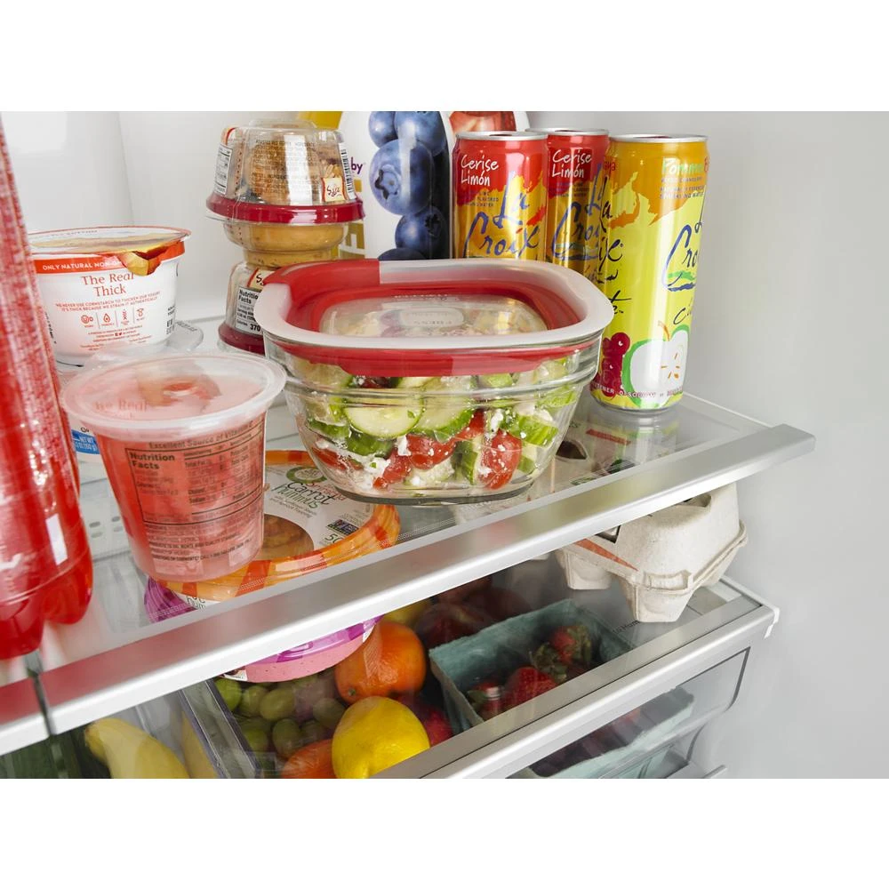 36-inch Wide 4-Door Refrigerator with Exterior Drawer - 26 cu. ft. WRX986SIHV