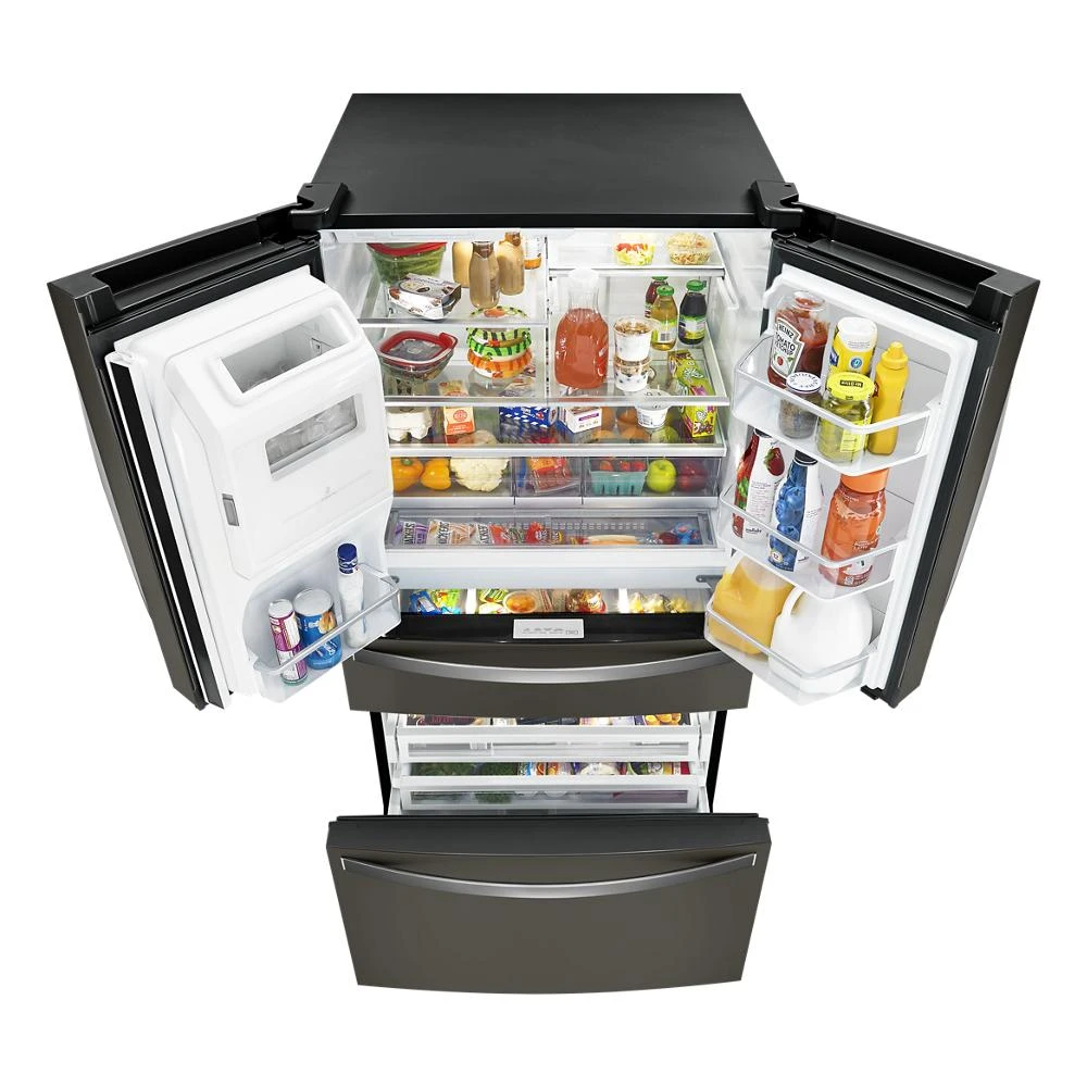 36-inch Wide 4-Door Refrigerator with Exterior Drawer - 26 cu. ft. WRX986SIHV