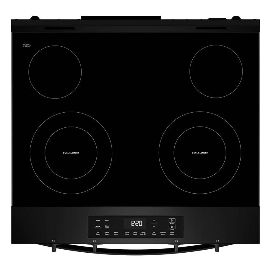 30-inch Electric Range with No Preheat and Slow Cook Modes WSES3130SB