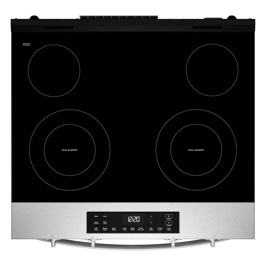 30-inch Electric Range with No Preheat and Slow Cook Modes WSES3130SS