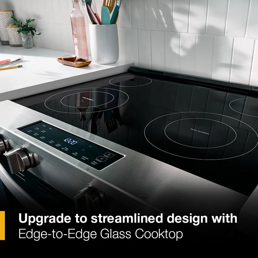 30-inch Electric Range with No Preheat and Slow Cook Modes WSES3130SW