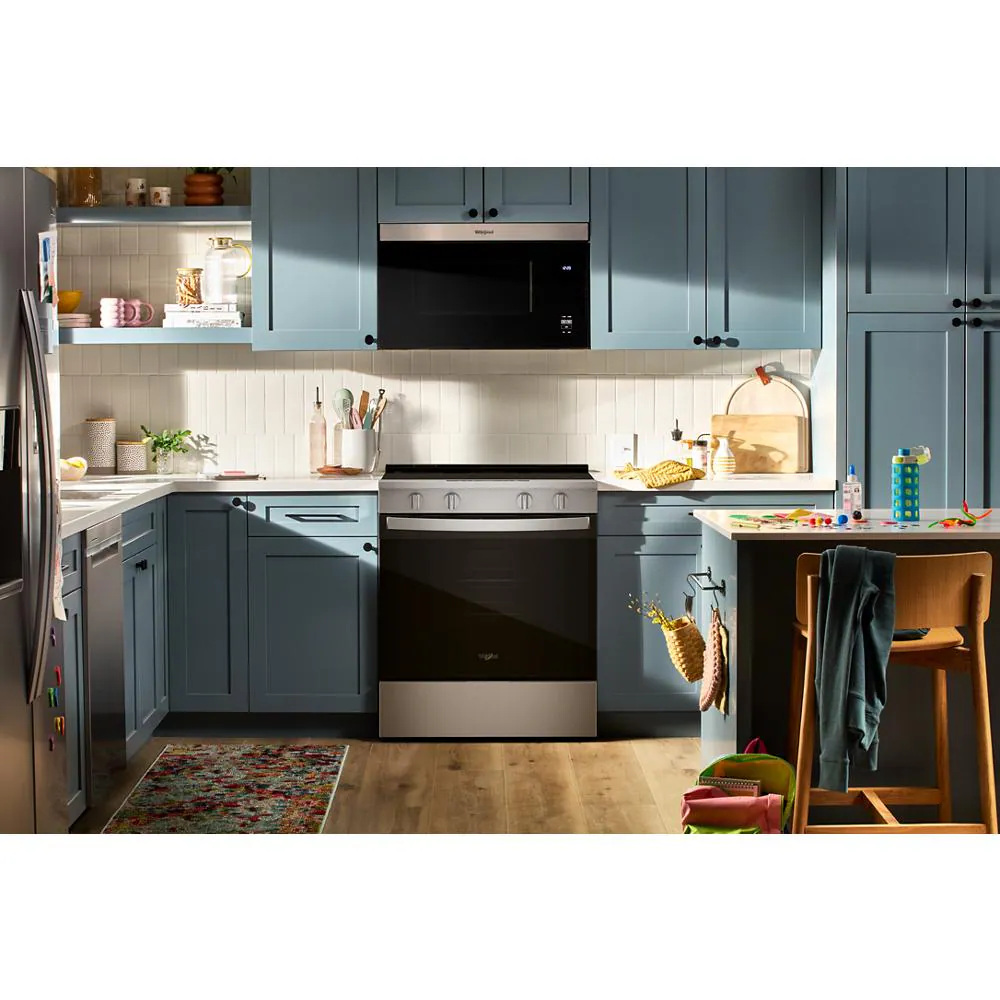 30-inch Electric Range with No Preheat and Slow Cook Modes WSES3330TS