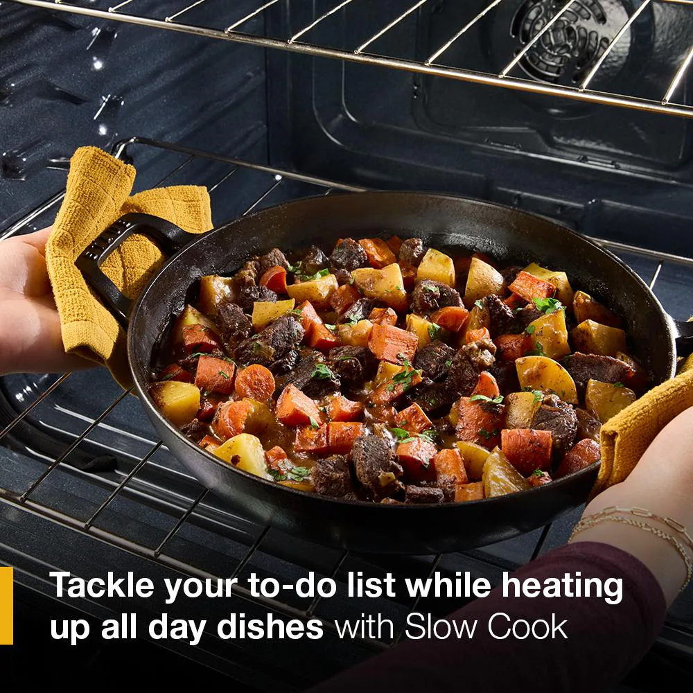 30-inch Electric Range with No Preheat and Slow Cook Modes WSES3330TW