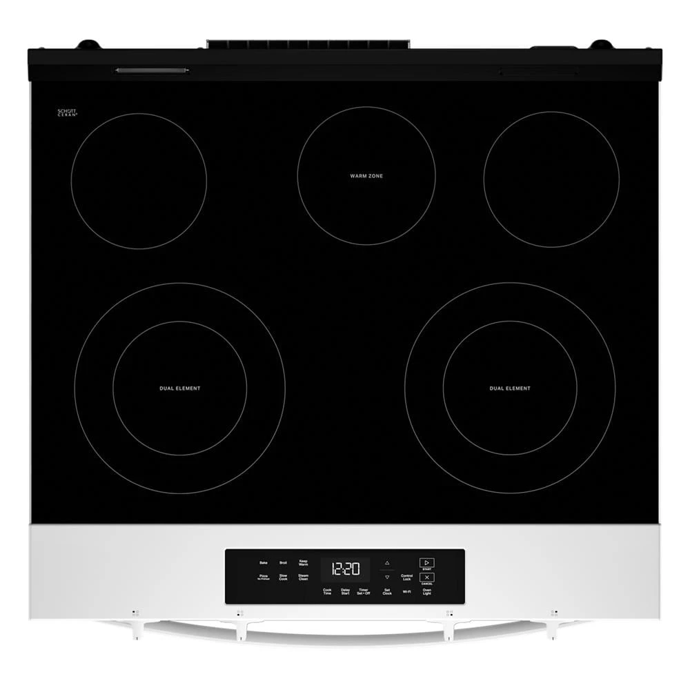 30-inch Electric Range with No Preheat and Slow Cook Modes WSES3330TW