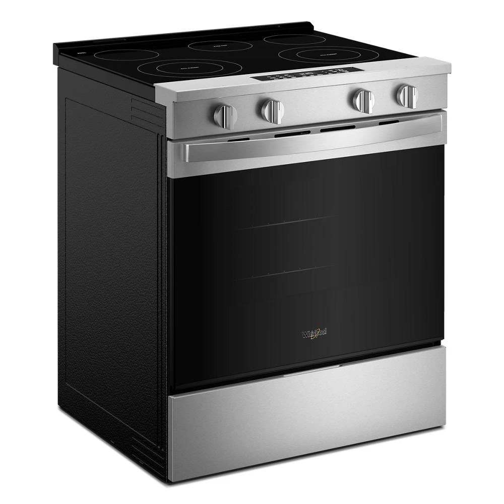 30-inch Electric Smart Range with Air Cooking Technology and Steam Clean WSES4530TS