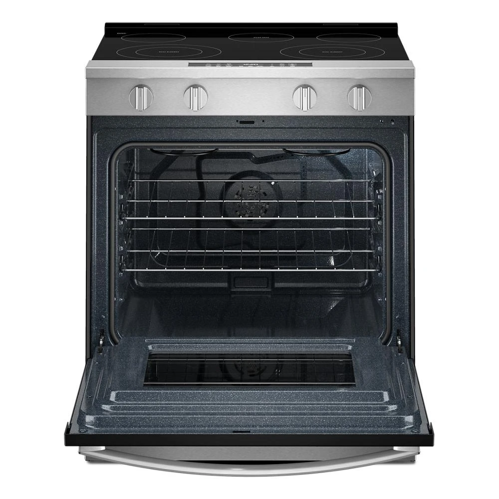 30-inch Electric Smart Range with Air Cooking Technology and Steam Clean WSES4530TS