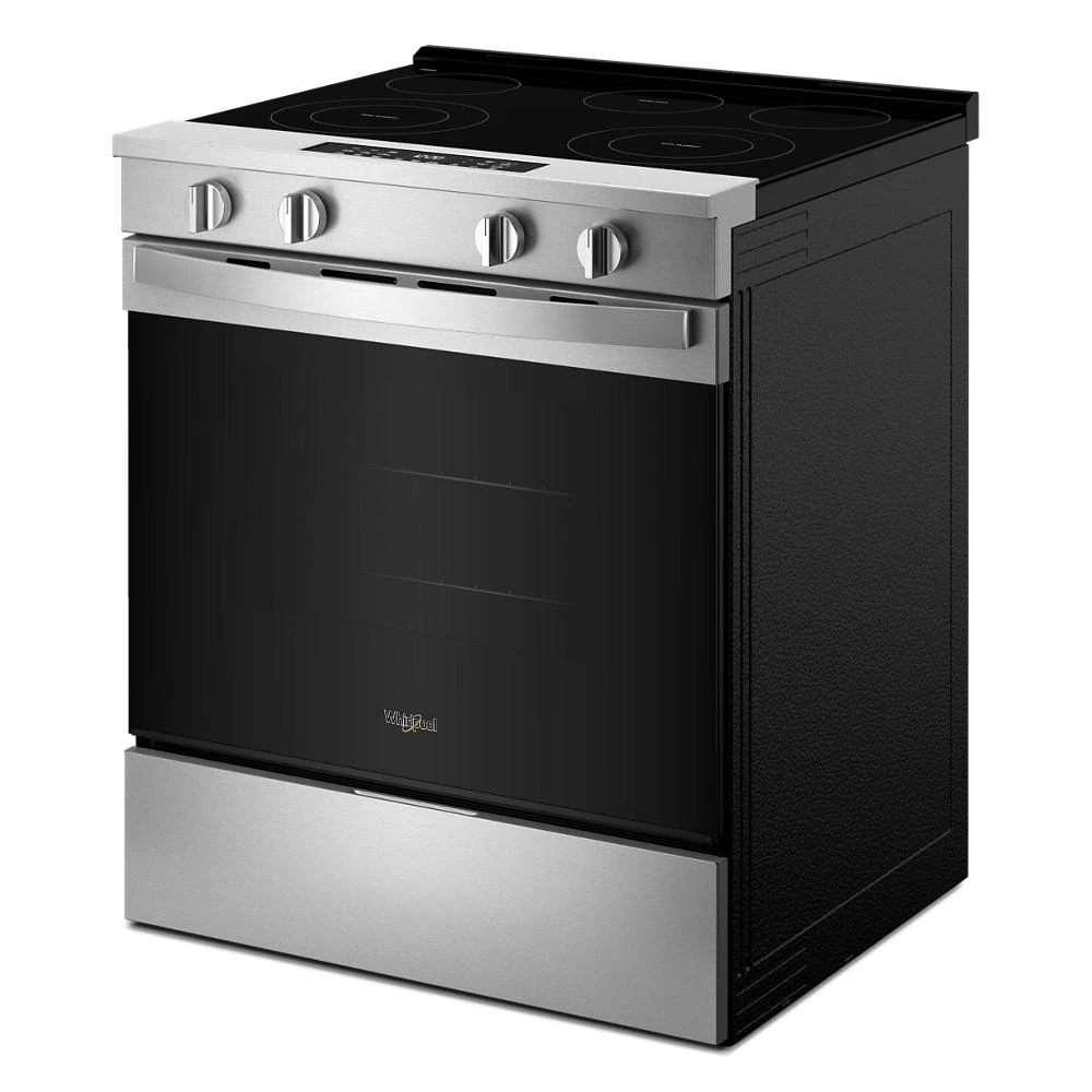 30-inch Electric Smart Range with Air Cooking Technology and Steam Clean WSES4530TS