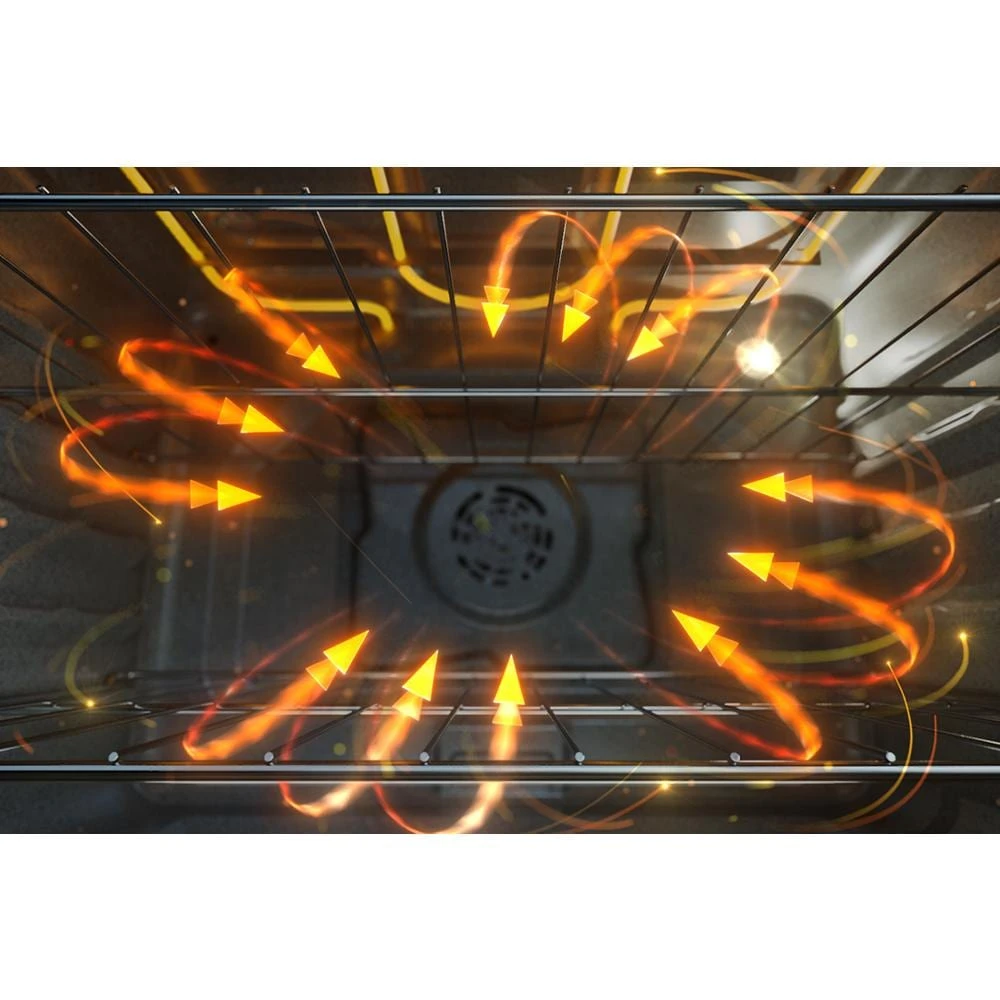 30-inch Electric Smart Range with Air Cooking Technology and Steam Clean WSES4530TS