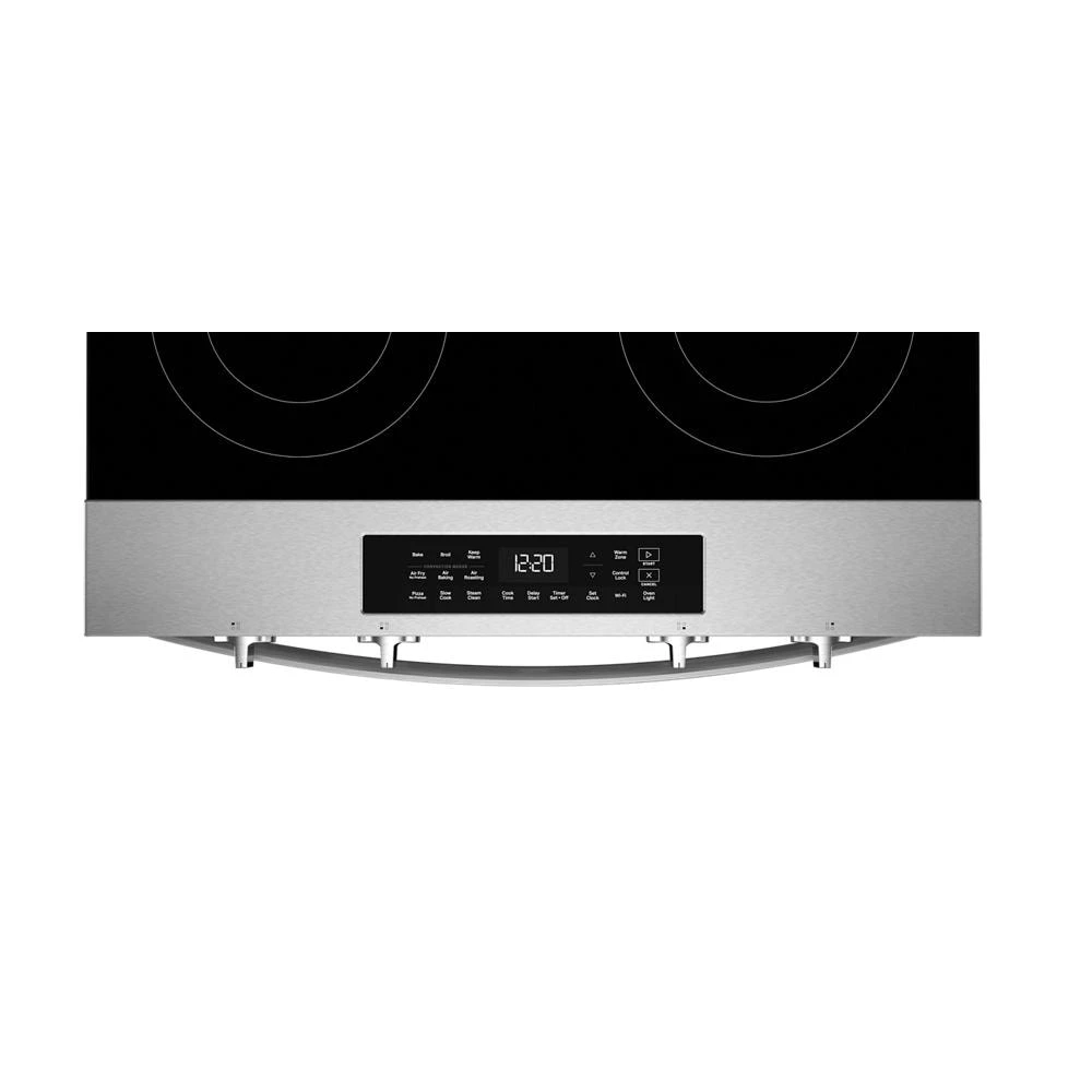 30-inch Electric Smart Range with Air Cooking Technology and Steam Clean WSES4530TS