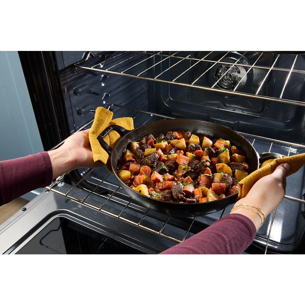 30-inch Electric Smart Range with Air Cooking Technology and Steam Clean WSES4530TS
