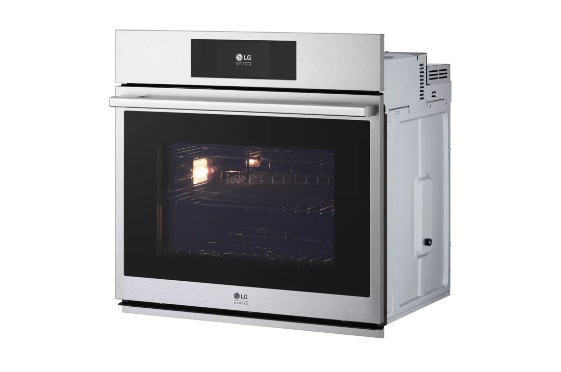 LG STUDIO 4.7 cu. ft. Smart InstaView® Electric Single Built-In Wall Oven with Air Fry & Steam Sous Vide WSES4728F