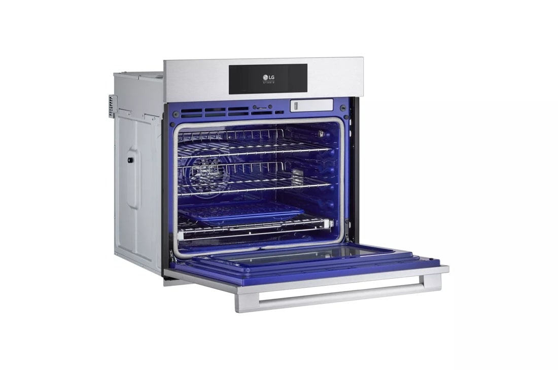 LG STUDIO 4.7 cu. ft. Smart InstaView® Electric Single Built-In Wall Oven with Air Fry & Steam Sous Vide WSES4728F