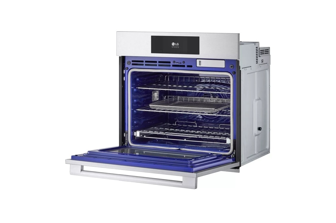 LG STUDIO 4.7 cu. ft. Smart InstaView® Electric Single Built-In Wall Oven with Air Fry & Steam Sous Vide WSES4728F