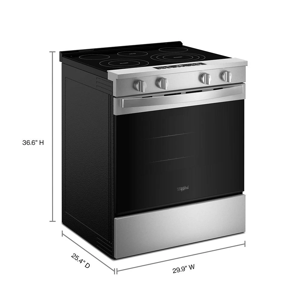 30" Electric Slide-In Range with Air Fry WSES5030SZ