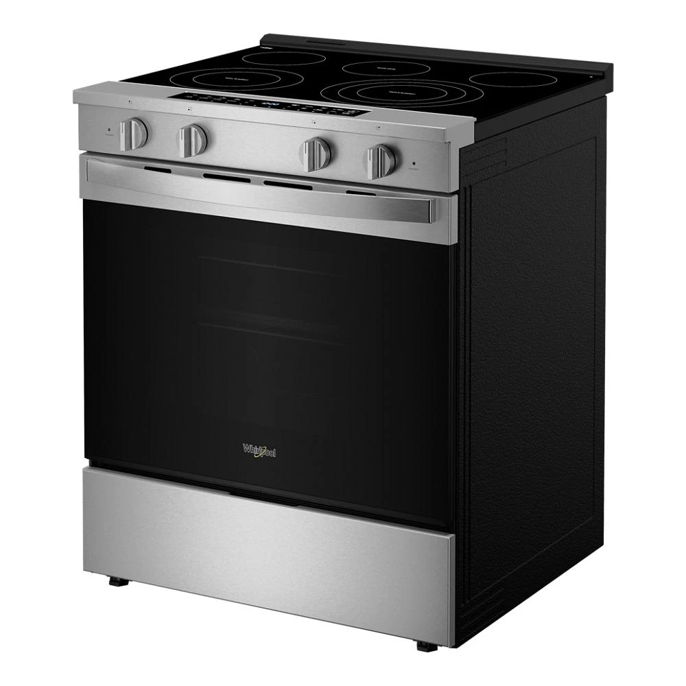 30-inch Smart Slide in Electric Range with Air Cooking Technology, No Preheat Air Fry, WipeClean™ Coating, Steam/Self Clean and High Speed Preheat WSES7530RZ