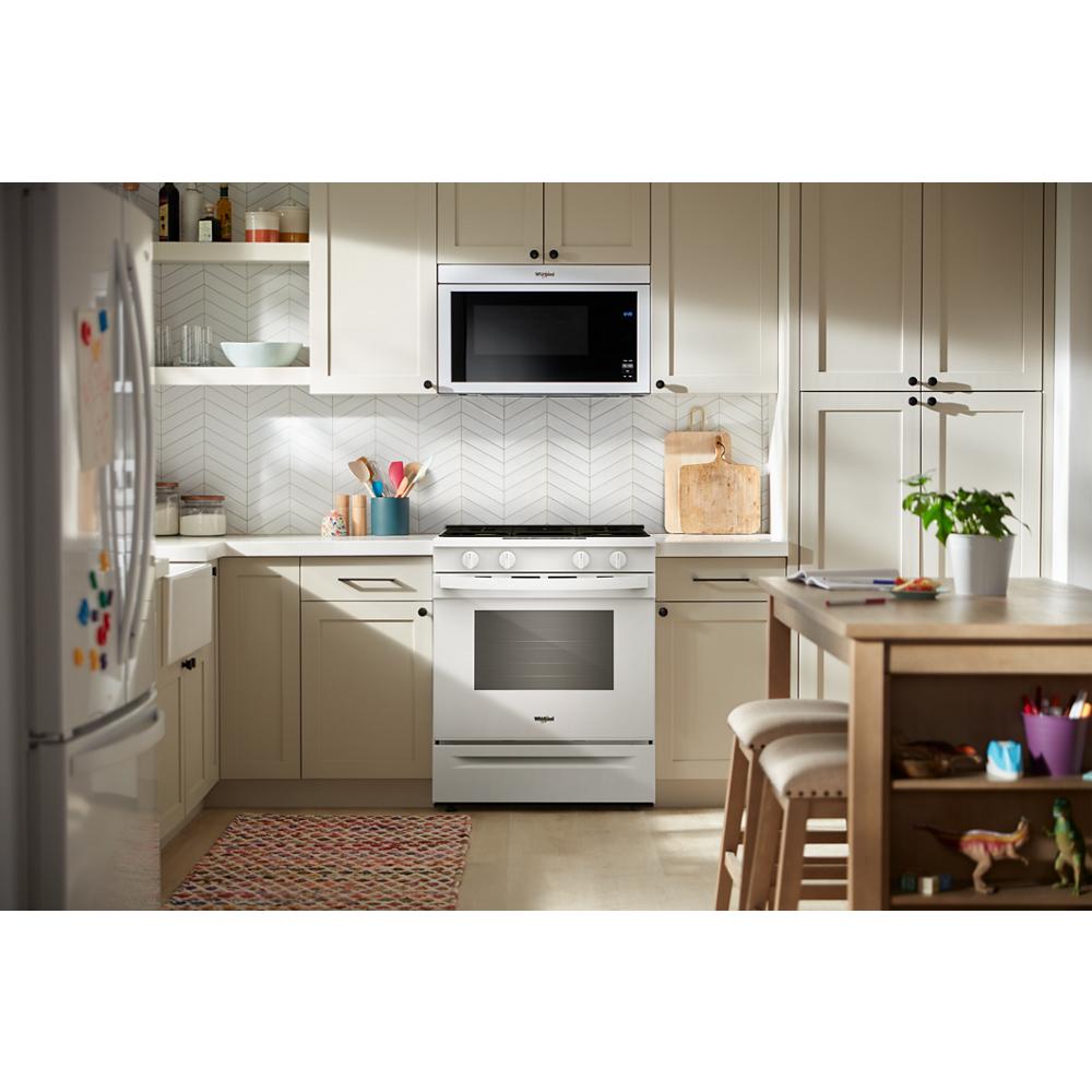 30-inch Gas Range with No Preheat and Slow Cook Modes WSGS3330TW