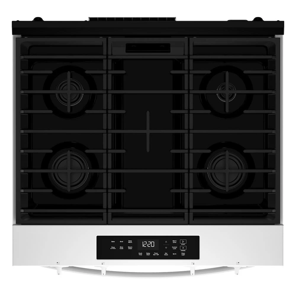 30-inch Gas Range with No Preheat and Slow Cook Modes WSGS3330TW