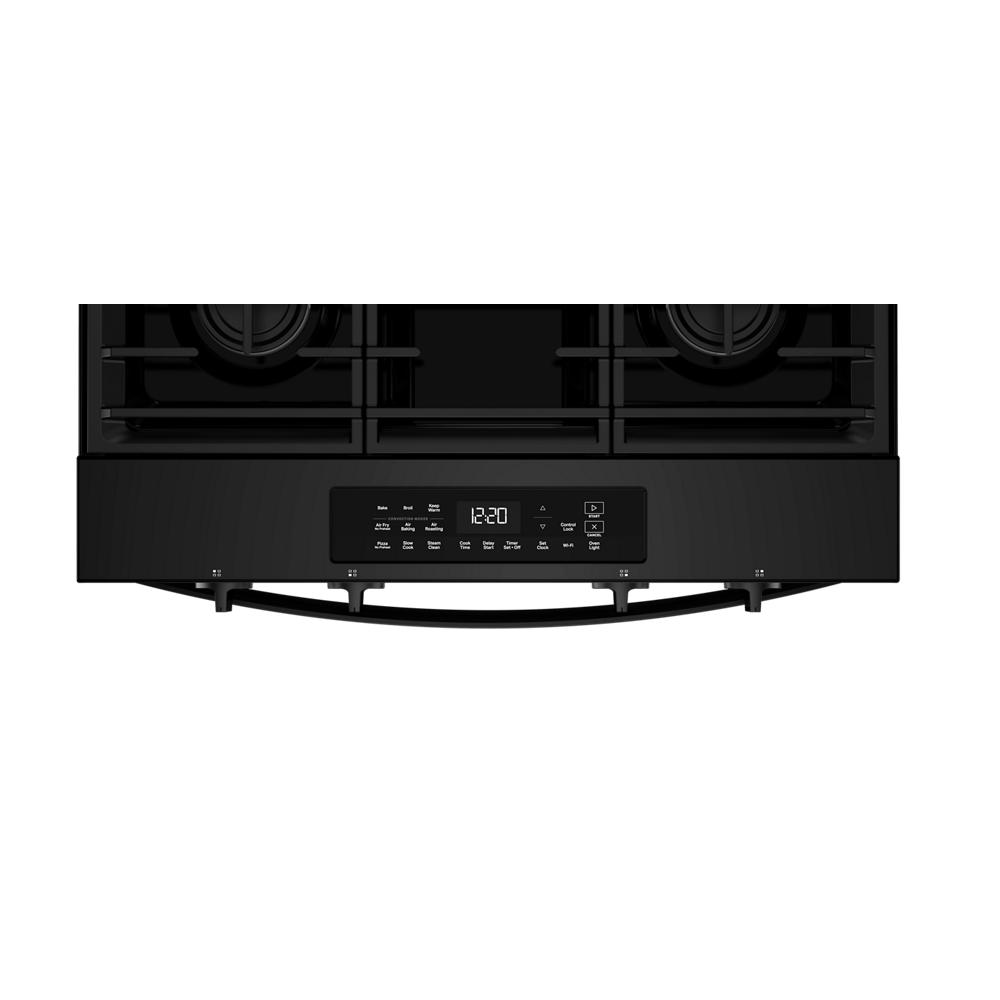 30-inch Gas Smart Range with Air Cooking Technology and Steam Clean WSGS4530TB