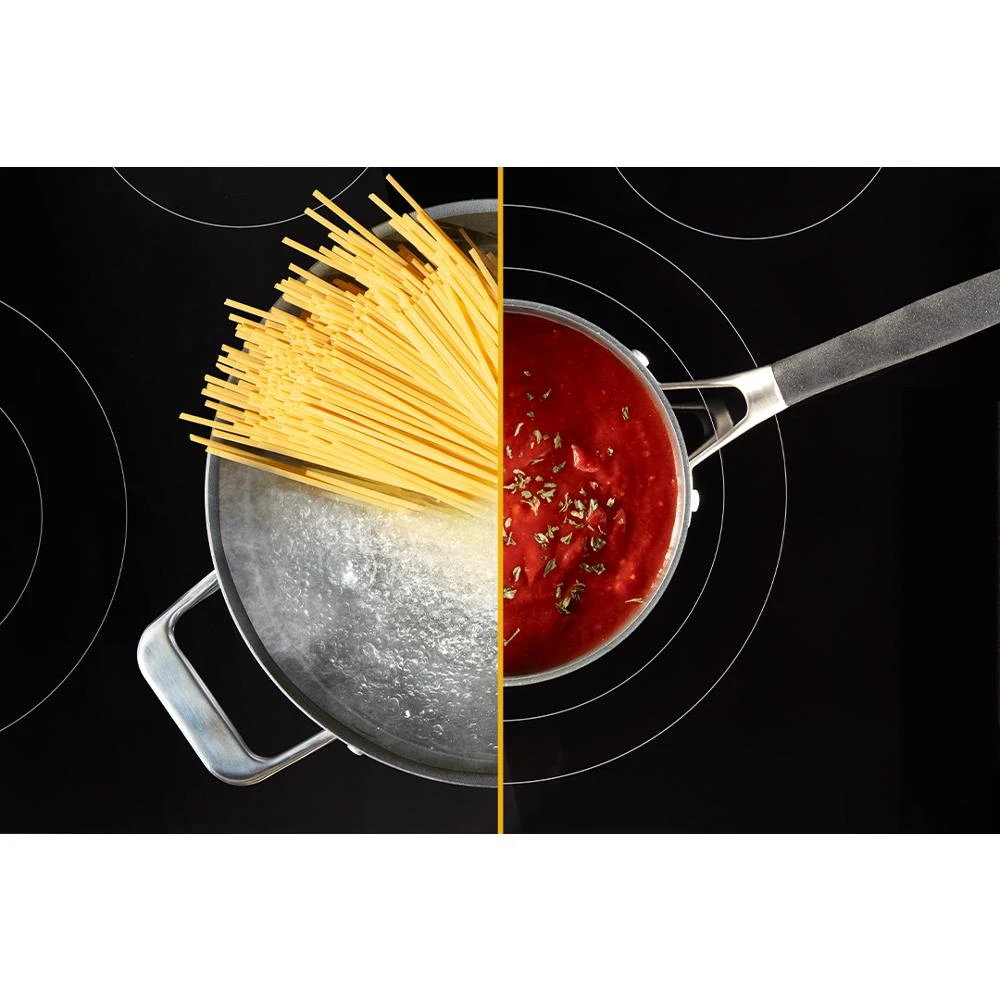 30-inch Gas Smart Range with Air Cooking Technology and Steam Clean WSGS4530TB