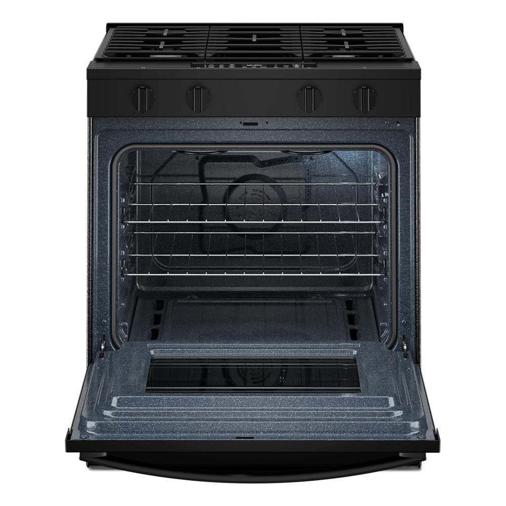 30-inch Gas Smart Range with Air Cooking Technology and Steam Clean WSGS4530TB