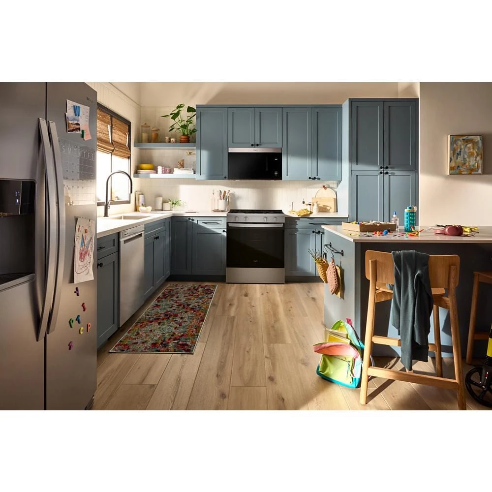 30-inch Gas Smart Range with Air Cooking Technology and Steam Clean WSGS4530TS