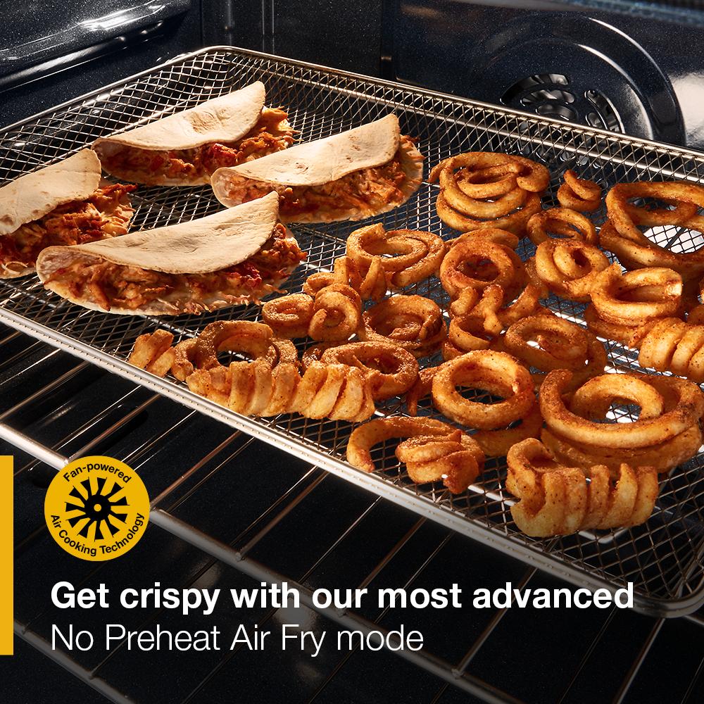 30-inch Gas Smart Range with Air Cooking Technology and Steam Clean WSGS4530TS