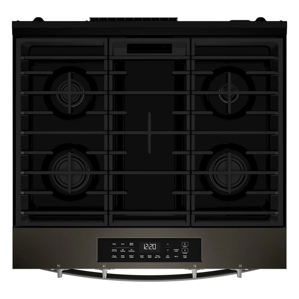 30-inch Gas Smart Range with Air Cooking Technology and Steam Clean WSGS4530TV