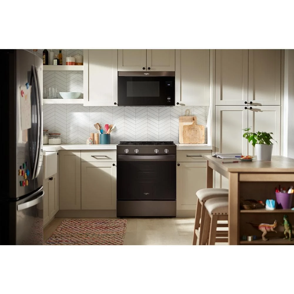 30-inch Gas Smart Range with Air Cooking Technology and Steam Clean WSGS4530TV