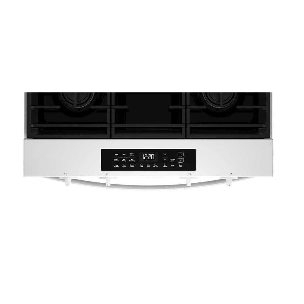 30-inch Gas Smart Range with Air Cooking Technology and Steam Clean WSGS4530TW