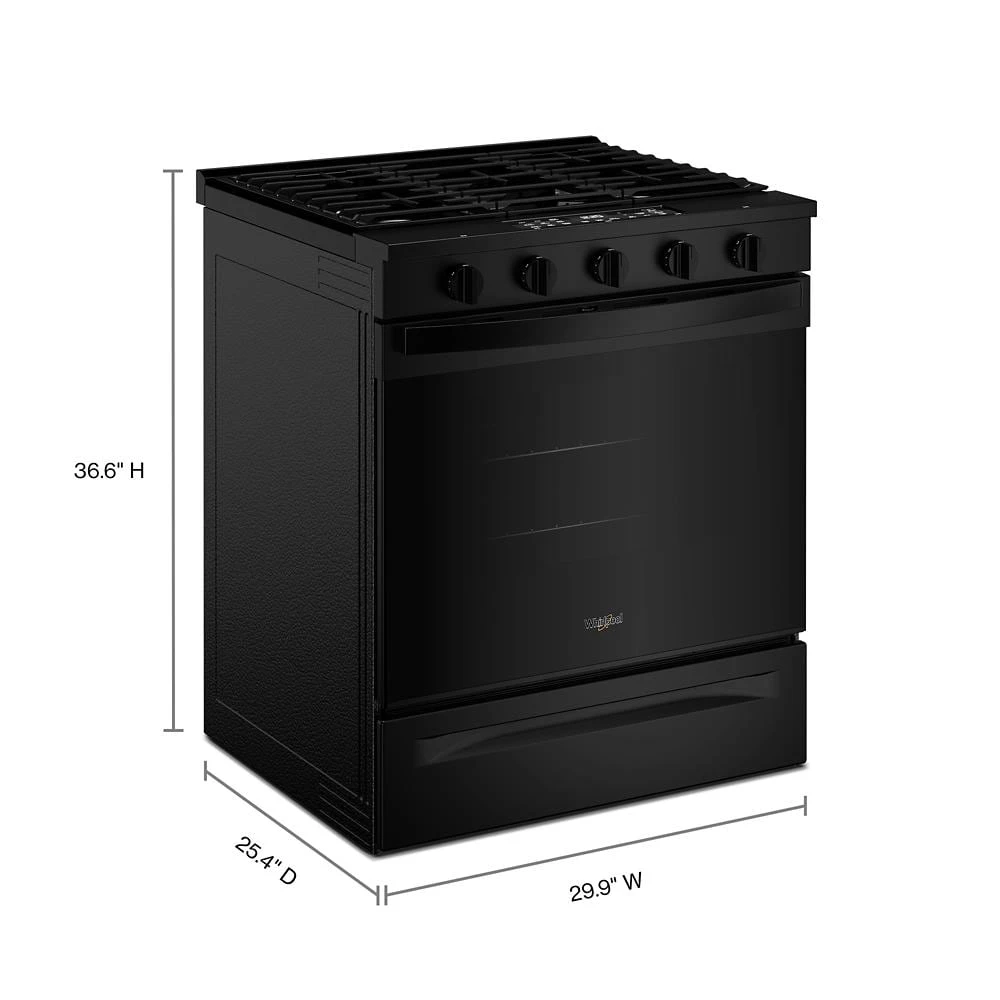 30-inch Gas Smart Range with Air Cooking Technology WSGS5030SB