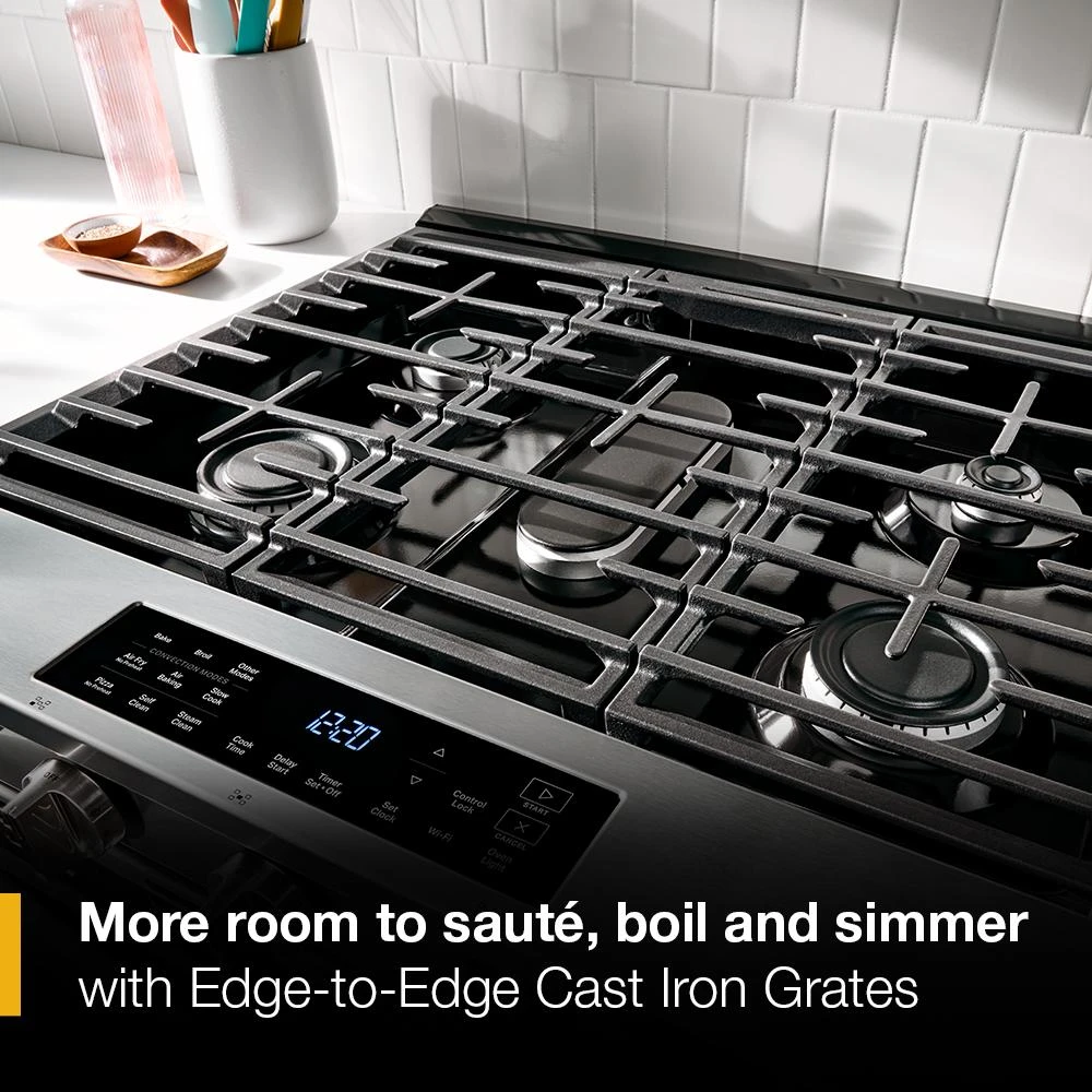 30" Gas Slide-In Range with Air Fry WSGS5030SV