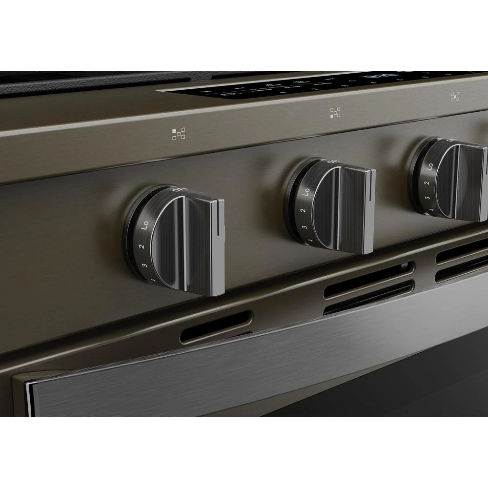 30-inch Smart Slide In Gas Range with Air Cooking Technology, No Preheat Air Fry, Steam/Self Clean and High Speed Preheat WSGS7530RV